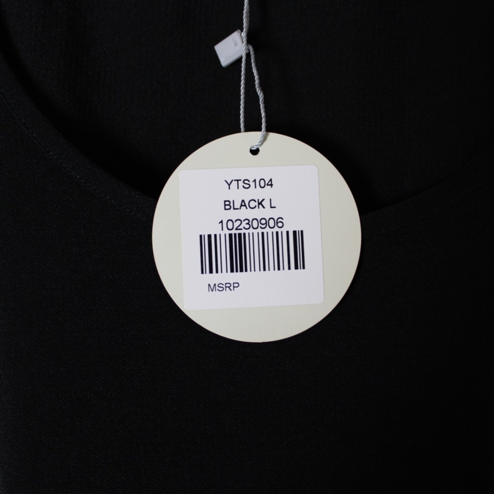 Patrizia Luca NWT Black Formal Dress Size Large - Picture 4 of 5